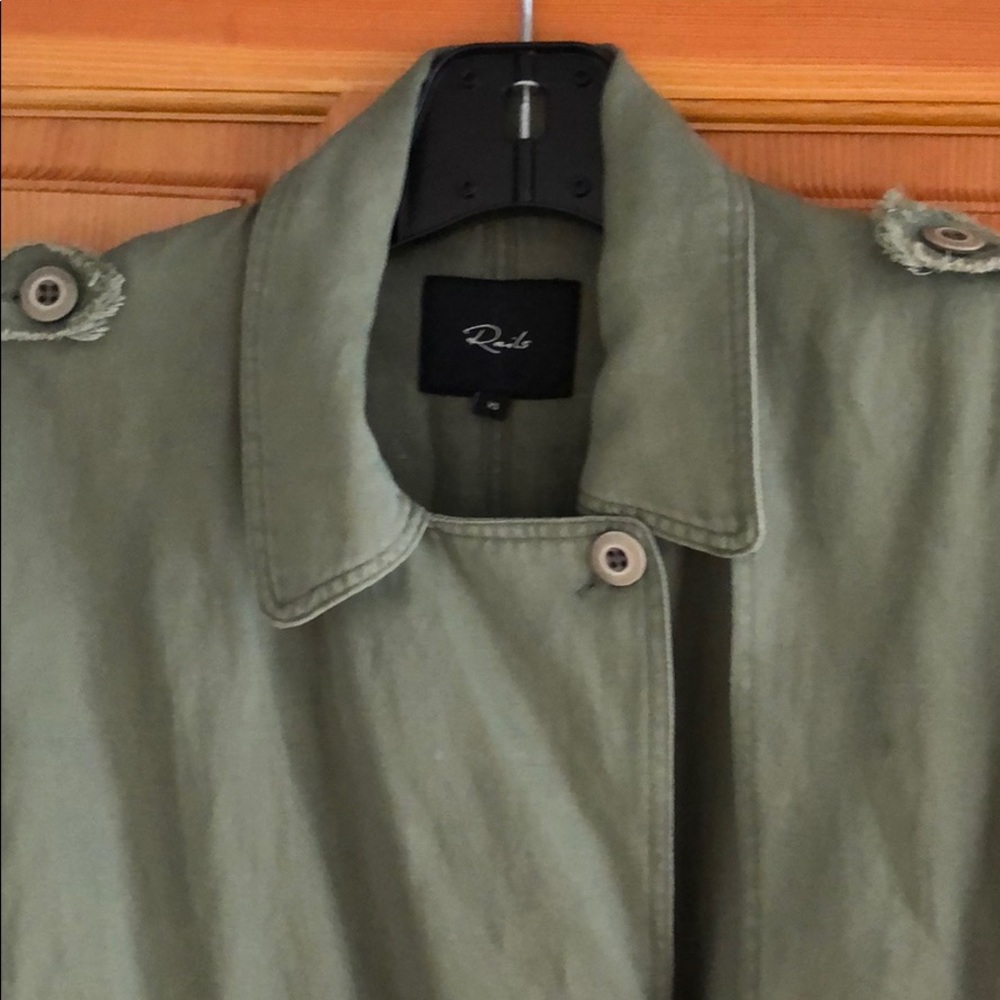 Rails Military Jacket - Olive Green Lightweight Crop - Picture 8 of 8